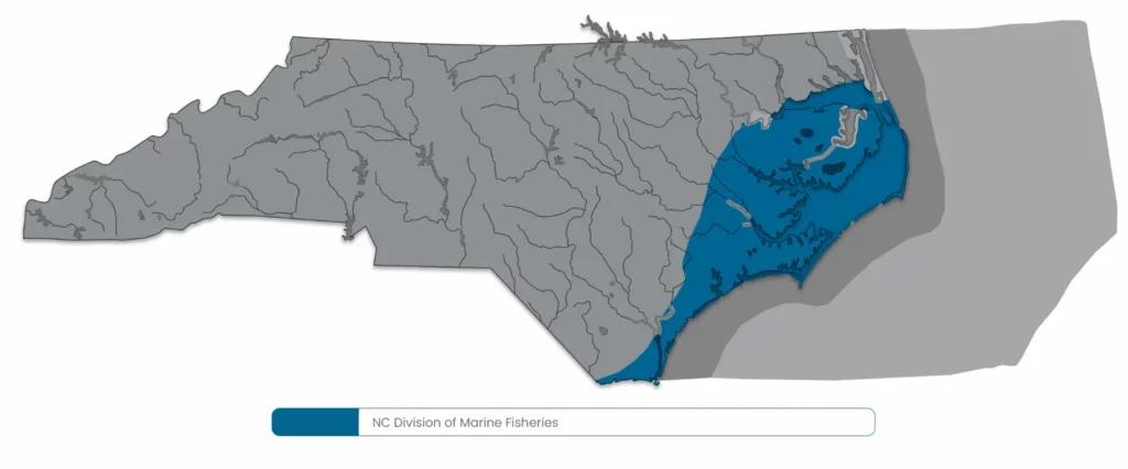 north carolina joint fisheries management map